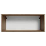 Mueble Superior de Cocina Vik Marrón y Gris 80x33cm con Un Entrepaño y Una Puerta - MUEBLES SUPERIORES DE COCINA | Bylmo