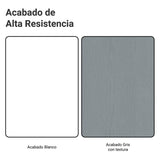 Gabinete de Cocina Agata Blanco y Gris 80x84cm sin Mesón sin Pozuelo - MUEBLES INFERIORES DE COCINA | Bylmo