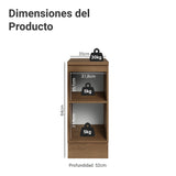 Gabinete de Cocina Vik Marrón y Verde 35x84cm sin Mesón sin Pozuelo - MUEBLES INFERIORES DE COCINA | Bylmo