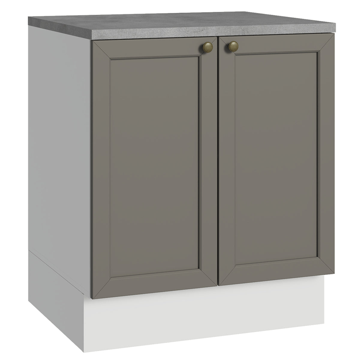 Gabinete de Cocina Vik Blanco y Gris 70x84cm sin Mesón sin Pozuelo