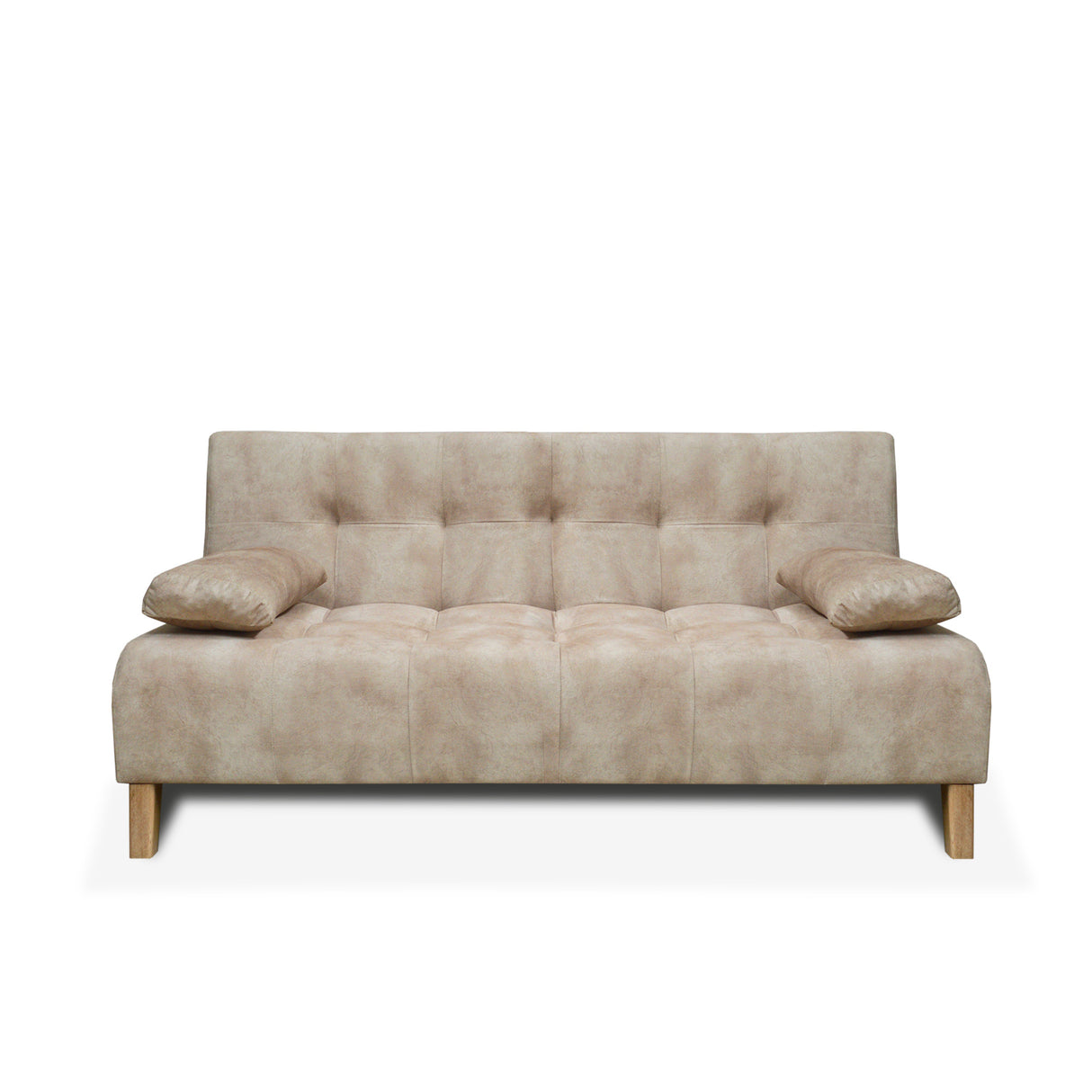 Sofacama Leroy Camel 180x85cm Reclinable de Tres Puestos con Apoya Brazos - SOFAS Y POLTRONAS | Bylmo