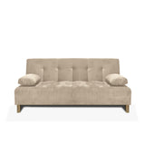 Sofacama Glaser Camel 180x85cm Reclinable de Tres Puestos con Apoya Brazos - SOFAS Y POLTRONAS | Bylmo