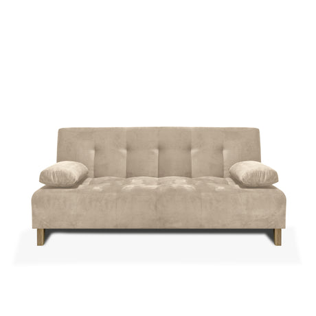 Sofacama Glaser Camel 180x85cm Reclinable de Tres Puestos con Apoya Brazos - SOFAS Y POLTRONAS | Bylmo