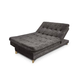 Sofá Cama Tarima Agassi Café 190x95cm Reclinable De Tres Puestos Sin Apoya Brazos - SOFAS Y POLTRONAS | Bylmo