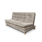 Sofá Cama Agassi Camel 190x95cm Reclinable de Tres Puestos sin Apoya Brazos