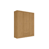 Closet Castaño 153x182cm con Seis Puertas y Dos Cajones - CLOSETS | Bylmo