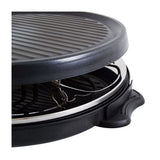 Raclette Kalley Negro Mate 29.5x12.5cm Antiadherente con Seis Mini Sartenes - SARTENES ELECTRICOS | Bylmo