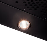 Campana Extractora Haceb Tofu Negro 59.6x8.4cm 110 Voltios de Tres Velocidades y con Iluminación