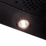 Campana Extractora Haceb Tofu Negro 59.6x8.4cm 110 Voltios de Tres Velocidades y con Iluminación - CAMPANAS Y EXTRACTORES | Bylmo