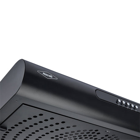 Campana Extractora Haceb Tofu Negro 59.6x8.4cm 110 Voltios de Tres Velocidades y con Iluminación
