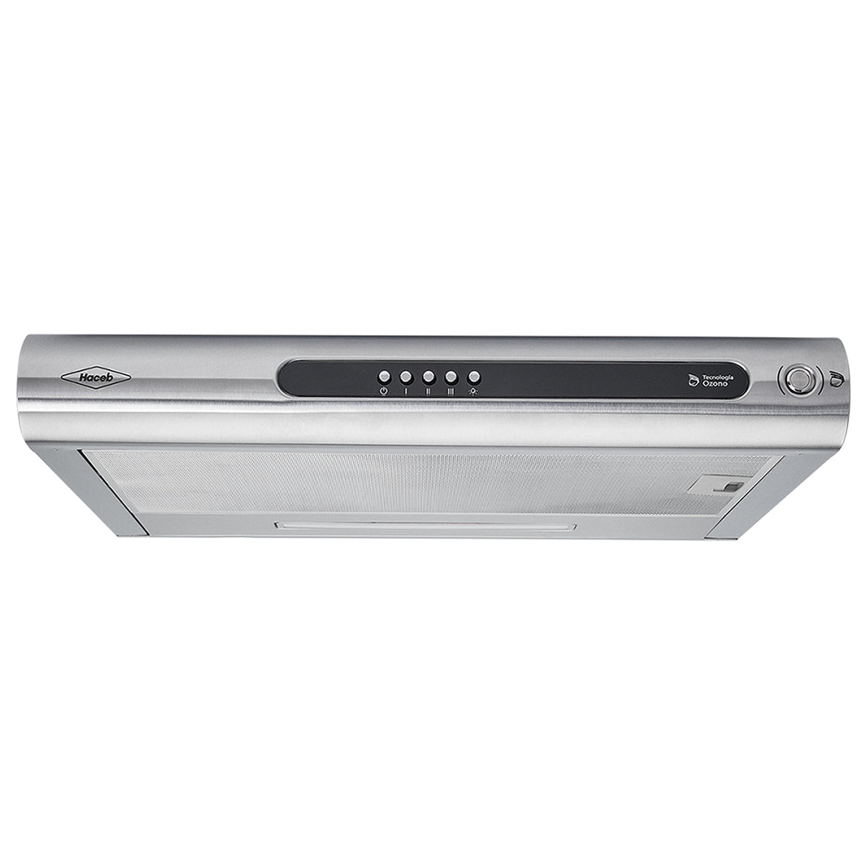 Campana Extractora Haceb Tofu Negro y Inox 59.6x8.4cm 110 Voltios de Tres Velocidades y con Iluminación - CAMPANAS Y EXTRACTORES | Bylmo