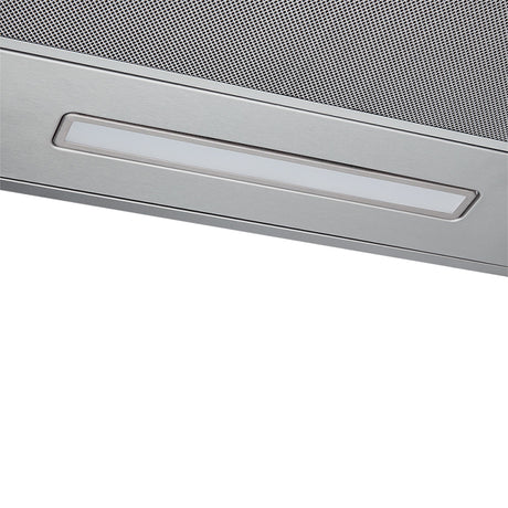 Campana Extractora Haceb Tofu Negro y Inox 59.6x8.4cm 110 Voltios de Tres Velocidades y con Iluminación