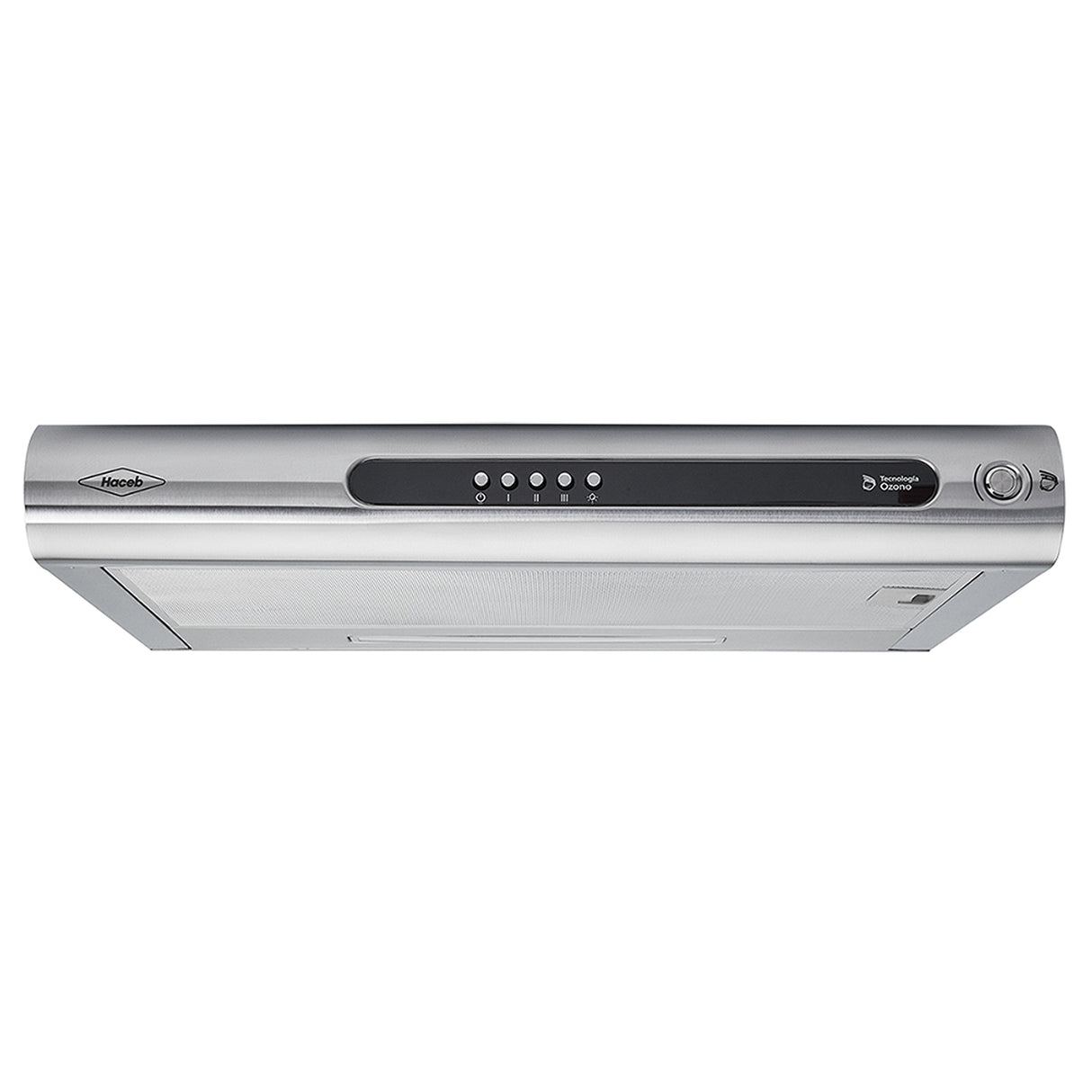 Campana Extractora Haceb Tofu Negro y Inox 59.6x8.4cm 110 Voltios de Tres Velocidades y con Iluminación - CAMPANAS Y EXTRACTORES | Bylmo