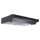 Campana Extractora Haceb Kala Negro 60x11.6cm 110 Voltios de Tres Velocidades y con Iluminación - CAMPANAS Y EXTRACTORES | Bylmo