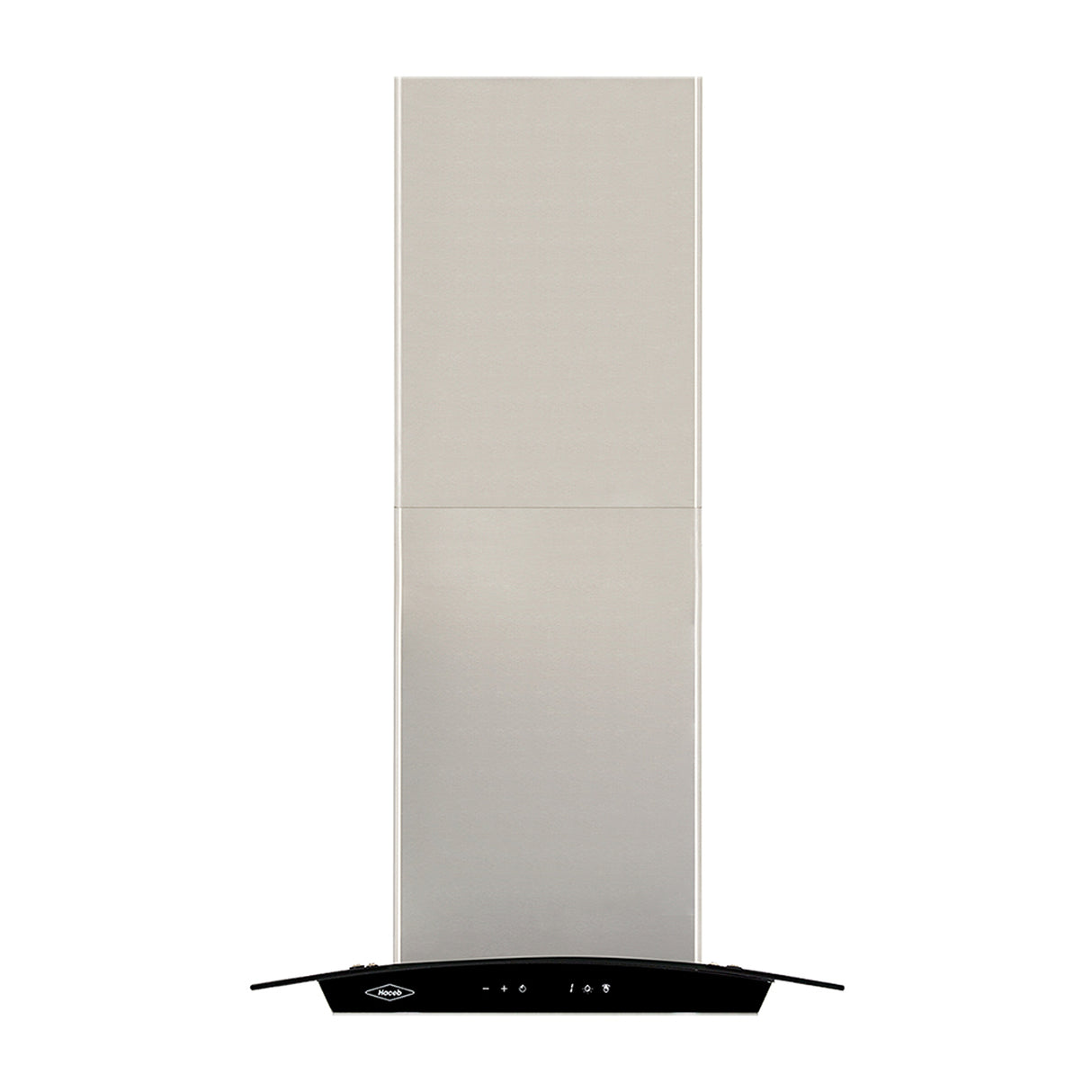 Campana Extractora Isla Haceb Negro 86x43.5cm 110 Voltios de Tres Velocidades con Pantalla Digital y con Iluminación