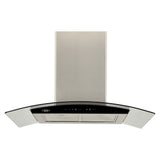 Campana Extractora Isla Haceb Negro 96x45.5cm 110 Voltios de Tres Velocidades con Pantalla Digital y con Iluminación - CAMPANAS Y EXTRACTORES | Bylmo