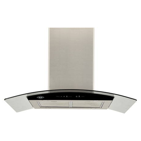 Campana Extractora Isla Haceb Negro 96x45.5cm 110 Voltios de Tres Velocidades con Pantalla Digital y con Iluminación - CAMPANAS Y EXTRACTORES | Bylmo