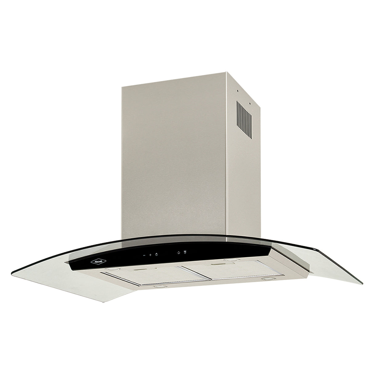Campana Extractora Isla Haceb Negro 96x45.5cm 110 Voltios de Tres Velocidades con Pantalla Digital y con Iluminación - CAMPANAS Y EXTRACTORES | Bylmo