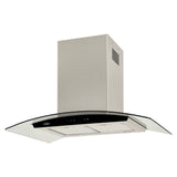 Campana Extractora Isla Haceb Negro 96x45.5cm 110 Voltios de Tres Velocidades con Pantalla Digital y con Iluminación - CAMPANAS Y EXTRACTORES | Bylmo
