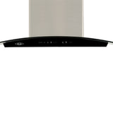 Campana Extractora Isla Haceb Negro 96x45.5cm 110 Voltios de Tres Velocidades con Pantalla Digital y con Iluminación - CAMPANAS Y EXTRACTORES | Bylmo