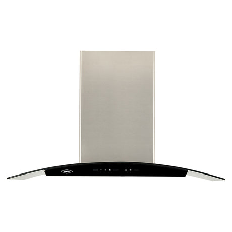 Campana Extractora Isla Haceb Negro 96x45.5cm 110 Voltios de Tres Velocidades con Pantalla Digital y con Iluminación - CAMPANAS Y EXTRACTORES | Bylmo