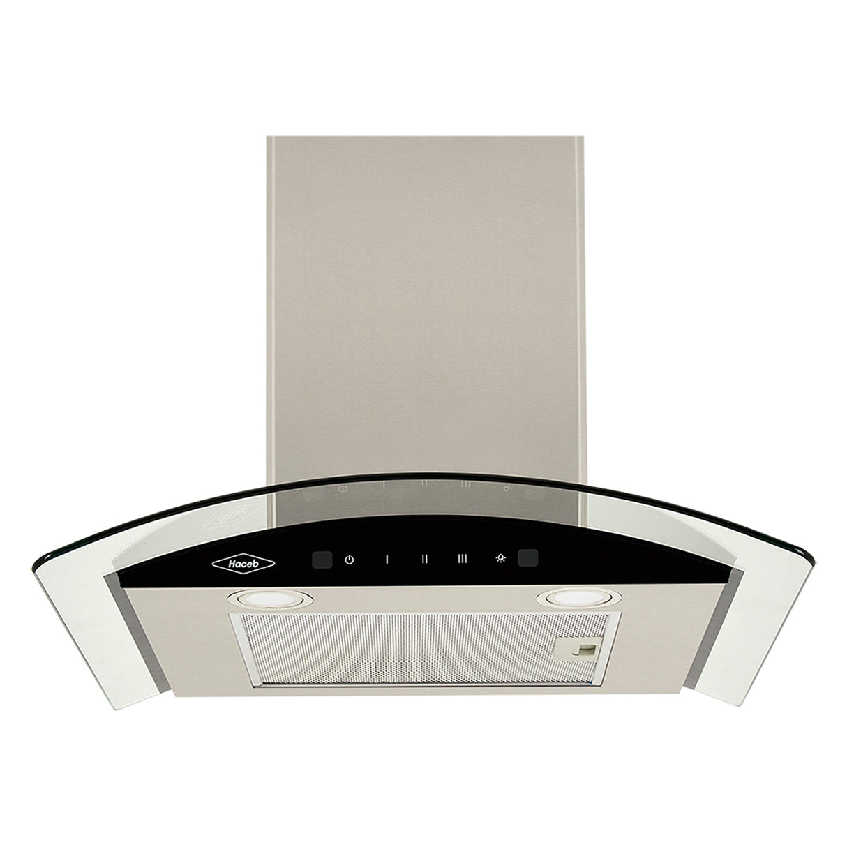 Campana Península Haceb Negro 65.5x42.5cm 110 Voltios de Tres Velocidades con Pantalla Digital y con Iluminación - CAMPANAS Y EXTRACTORES | Bylmo