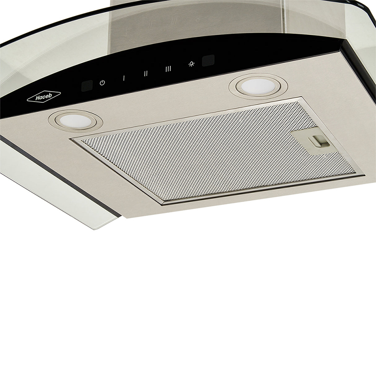 Campana Península Haceb Negro 65.5x42.5cm 110 Voltios de Tres Velocidades con Pantalla Digital y con Iluminación - CAMPANAS Y EXTRACTORES | Bylmo