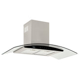 Campana Península Haceb Negro 95.5x42.5cm 110 Voltios de Tres Velocidades con Pantalla Digital y con Iluminación - CAMPANAS Y EXTRACTORES | Bylmo