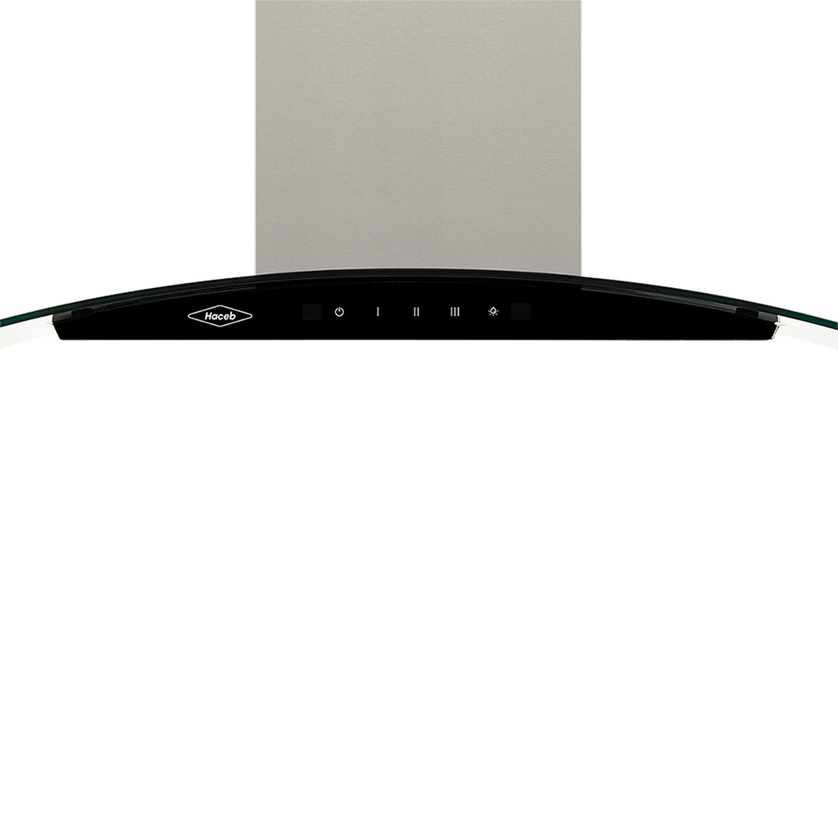 Campana Península Haceb Negro 95.5x42.5cm 110 Voltios de Tres Velocidades con Pantalla Digital y con Iluminación - CAMPANAS Y EXTRACTORES | Bylmo
