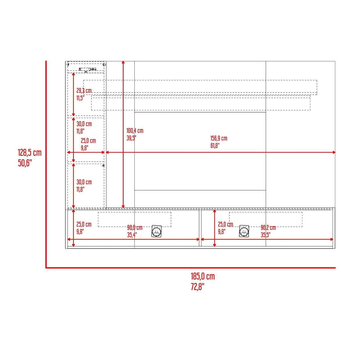 Panel TV Beta Wengue - vista 10