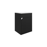 Mueble para Lavamanos Bethel Wengue 39.4x55cm Individual con Lavamanos y con Una Puerta