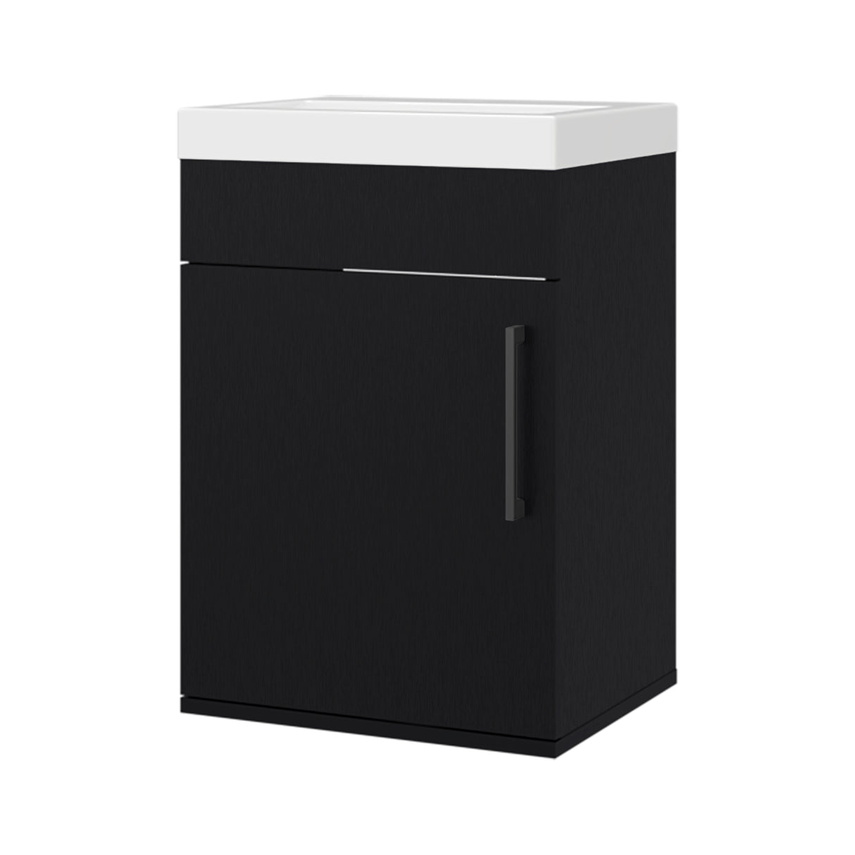 Mueble para Lavamanos Oxford Wengue 39.6x54.1cm Individual con Lavamanos y con Una Puerta - MUEBLES PARA LAVAMANOS | Bylmo