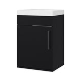 Mueble para Lavamanos Oxford Wengue 39.6x54.1cm Individual con Lavamanos y con Una Puerta - MUEBLES PARA LAVAMANOS | Bylmo
