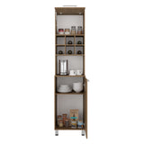 Alacena Attica Fresno 50x204cm con Dos Puertas y con Patas