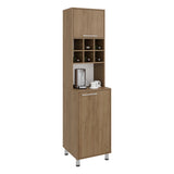 Alacena Attica Fresno 50x204cm con Dos Puertas y con Patas