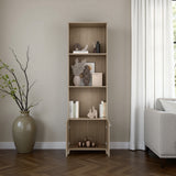 Biblioteca Rectangular Office 5 Cartagena 55x181.5cm con con Dos Compartimientos