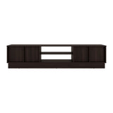 Rack de TV Caoba Nogal 180.2x42.1cm para TV Hasta 75" Pulgadas con Dos Compartimientos