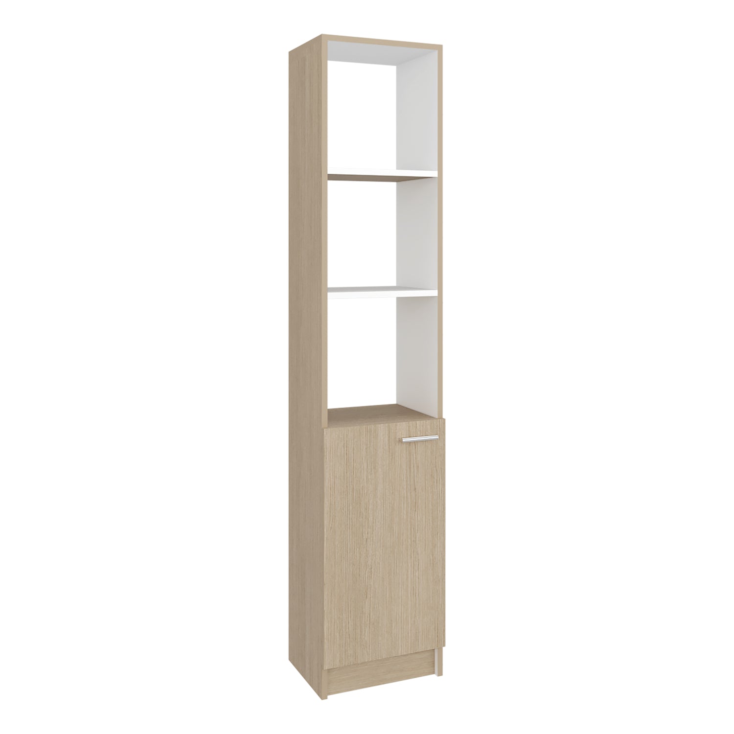 Mueble Auxiliar para Baño Bath Cartagena y Blanco 33x162.2cm con Cuatro Entrepaños