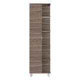 Optimizador de Baño Bath Avellana y Blanco 51.2x178.1cm con Siete Entrepaños