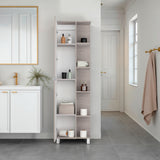 Optimizador de Baño Bath Positano y Blanco 51.2x178.1cm con Siete Entrepaños