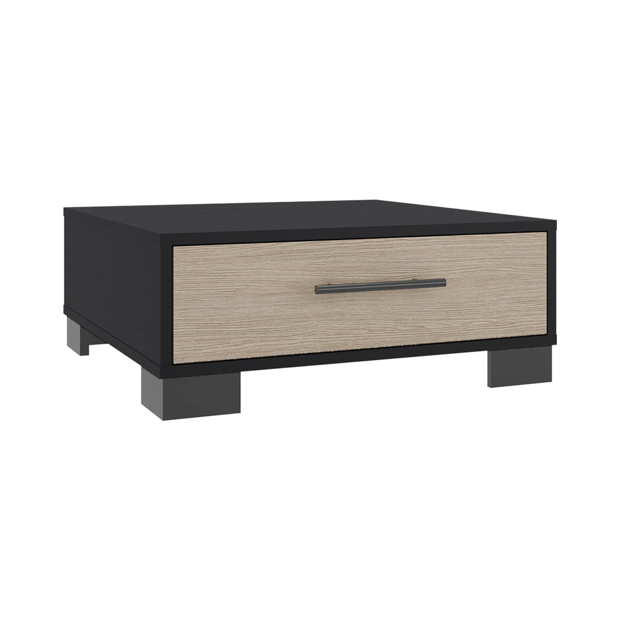 Mesa de Centro Marsella Wengue y Cartagena 60x23.8cm Cuadrado con Patas