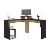 Escritorio en L Gamer Juanita Fresno Europeo 130x77.1cm Moderno
