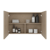 Gabinete de Baño Cartagena 80x50cm con Dos Puertas y con Espejo