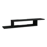 Rack de TV Dili Wengue 170x22.9cm Flotante Para TV Hasta 65 Pulgadas con Un Compartimiento
