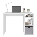 Escritorio Dalia Blanco 101.7x74cm con Organizador de Libros
