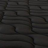 Colchón Cañaveral Negro y Gris Semidoble 120 X 190 Cm Ortopedico Medio Firme de Espuma y Doble Faz