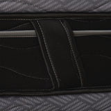 Colchón Cañaveral Negro y Gris Queen 160 X 190 Cm Ortopedico Medio Firme de Espuma y Doble Faz