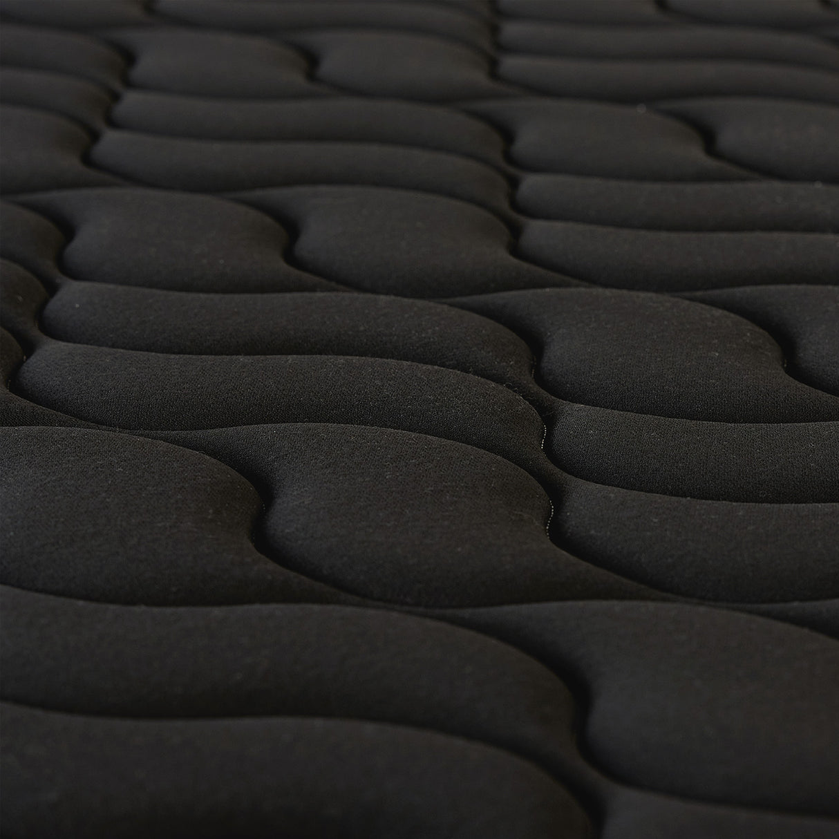 Colchón Cañaveral Negro y Gris Queen 160 X 190 Cm Ortopedico Medio Firme de Espuma y Doble Faz