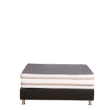 Colchón Moserrate Gris y Blanco King 200 X 200 Cm Ortopedico Firme de Espuma y Doble Faz