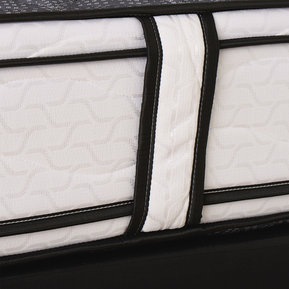 Colchón Andes Resor Gris y Blanco King 200 X 200 Cm Ortopedico Medio Suave de Resortes y Doble Faz